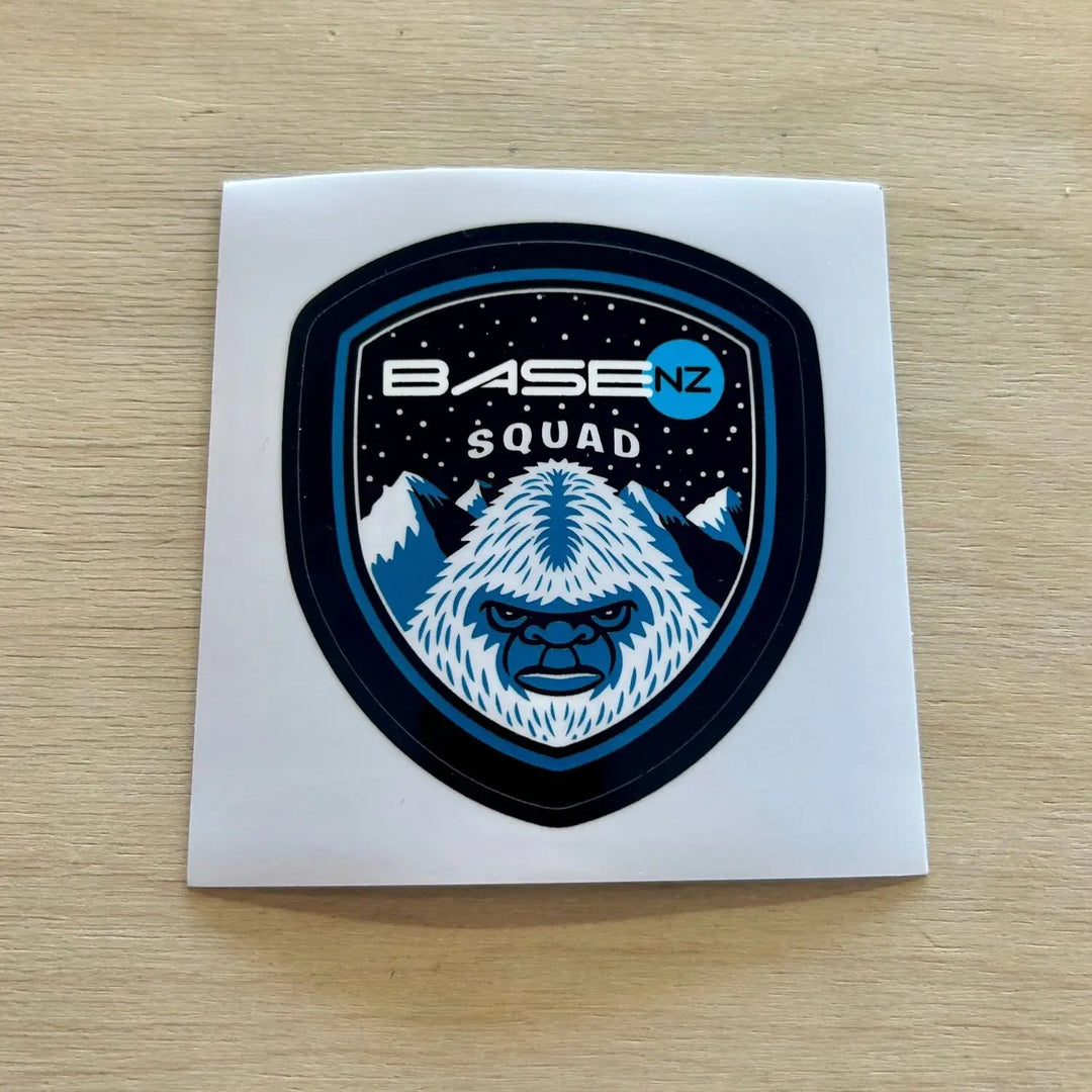 BaseNZ Yeti Squad Large Sticker 
