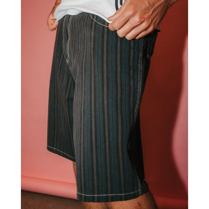 Rusty Flip Pinstripe 23" Jorts 