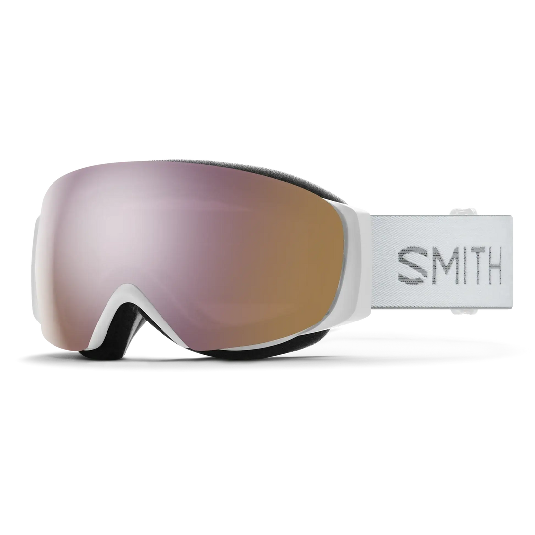 Smith I/O Mag S Snow Goggles - White Chunky Knit / CP Everyday Rose Gold Mir