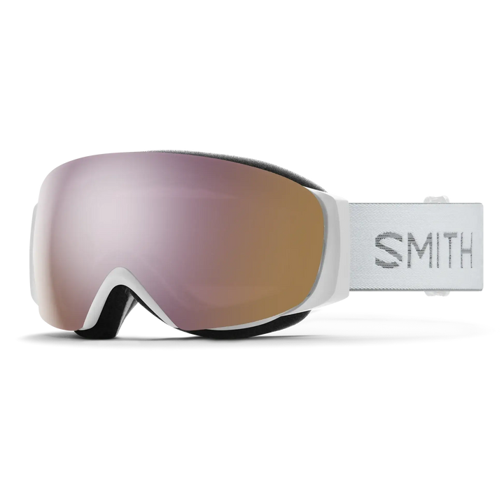 Smith I/O Mag S Snow Goggles - White Chunky Knit / CP Everyday Rose Gold Mir
