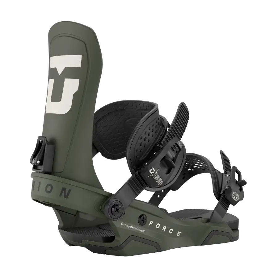 Union Force Snowboard Bindings 2026 - Army Green / M