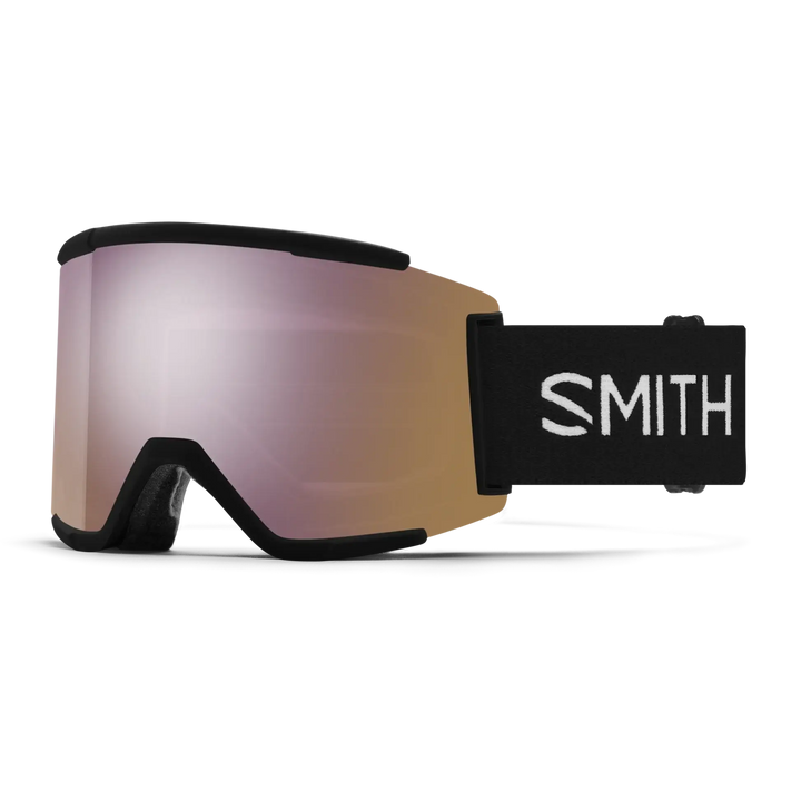 Smith Squad XL Snow Goggles - Black / Chromapop Everyday Rose Gold Mirror