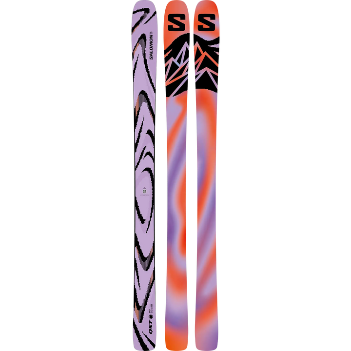 Salomon QST 94 Ski 2027 - Lilac / Black / Fusion Coral / 156