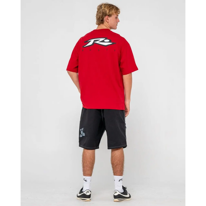 Rusty Registered Oversized Graphic T-Shirt 