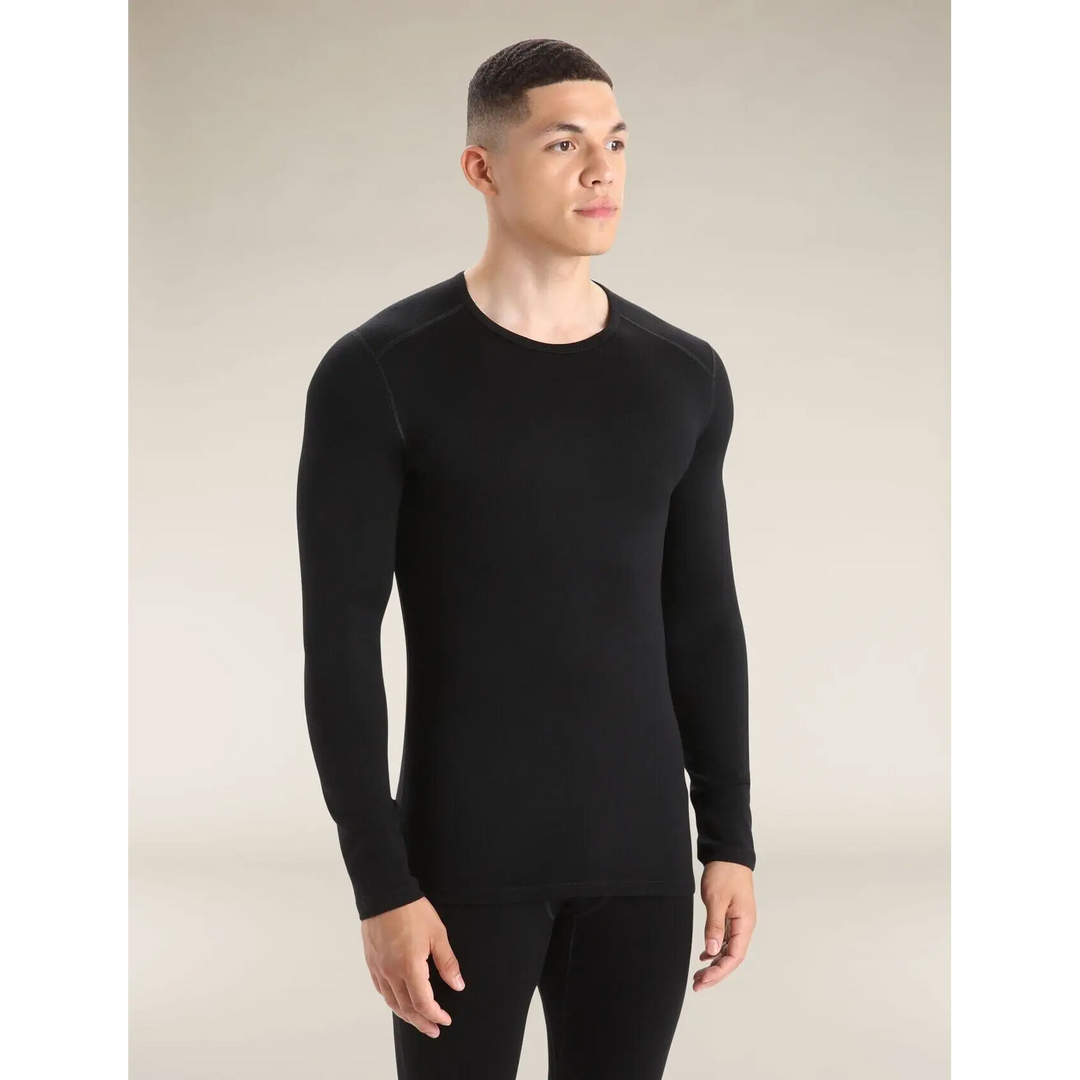 Icebreaker Merino 260 Tech Long Sleeve Crewe Black S 