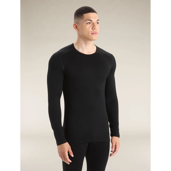 Icebreaker Merino 260 Tech Long Sleeve Crewe Black S 