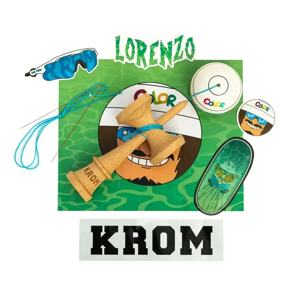 Krom x Lorenzo Collab Kendama 