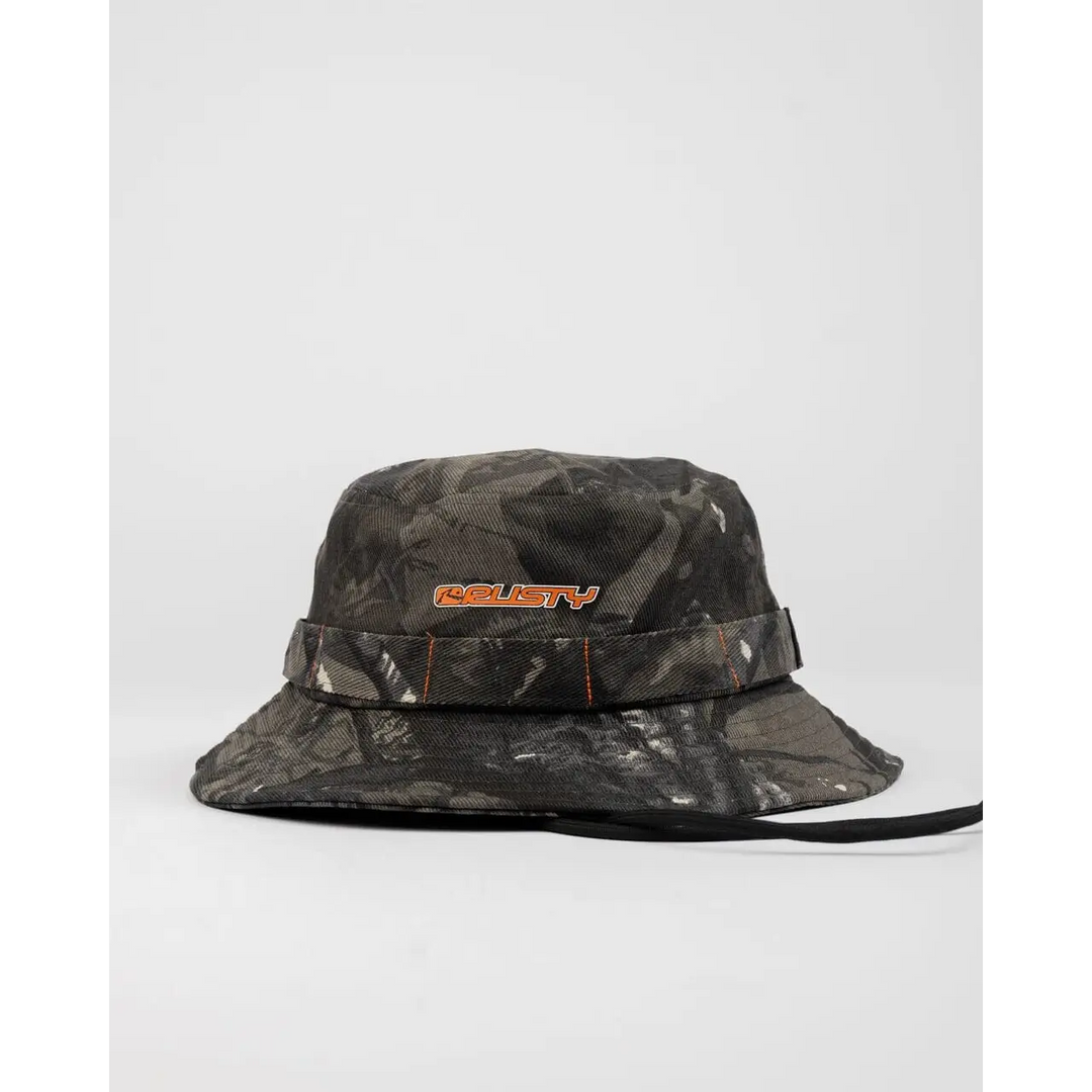 Rusty Stringer Bucket Hat Grey Camo S / M 