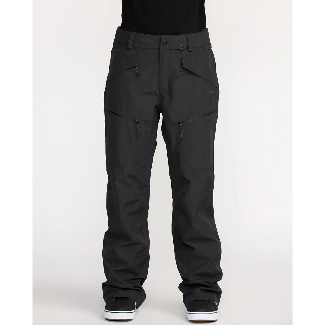 Volcom Womens Stone Mica 20K Pants Black S 