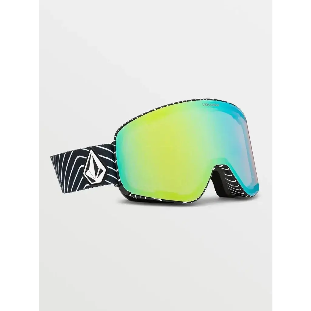 Volcom Odyssey Snow Goggles OP Art / Gold Chrome 