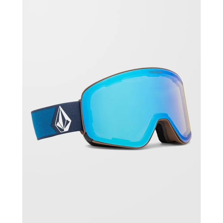 Volcom Odyssey Snow Goggles Navy Cobalt / Ice Chrome 