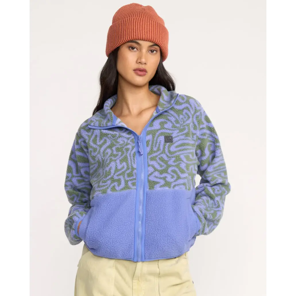 Billabong A / Div Rock Jetty Mock Neck Zip Sherpa Fleece