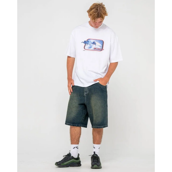 Rusty Tidal Kombat Graphic T-Shirt 