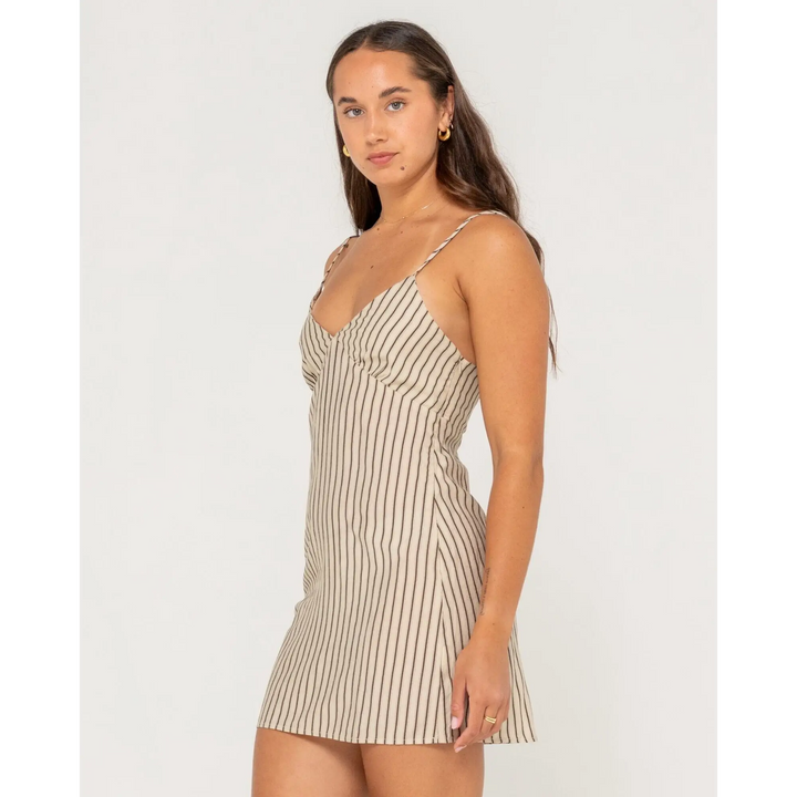 Rusty Sandy Stripe Mini Dress 