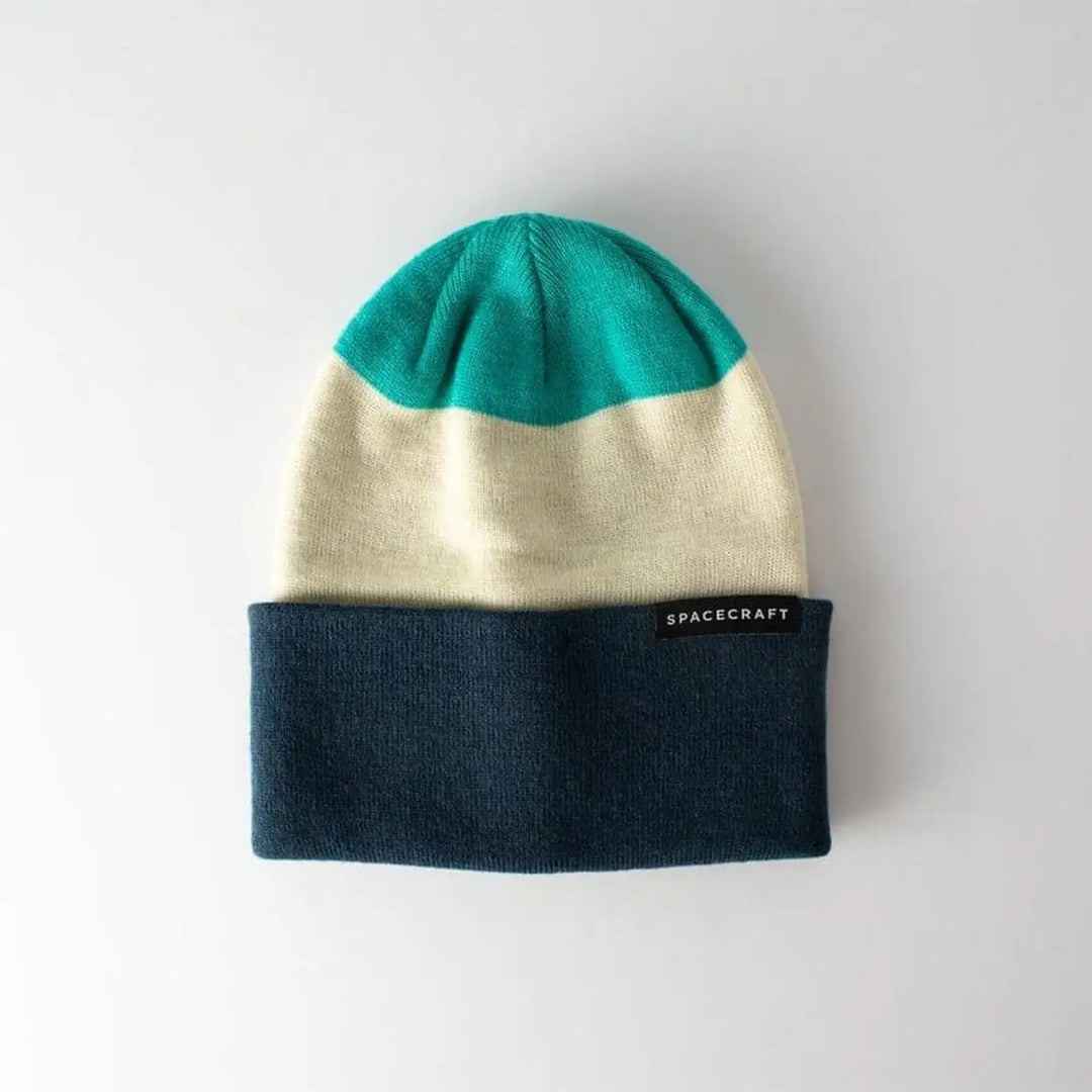 Spacecraft Stack Beanie Turquoise 