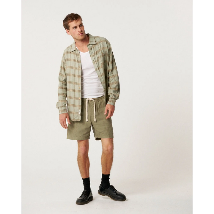 The Critical Slide Society All Day Canvas Shorts Fatigue 30 