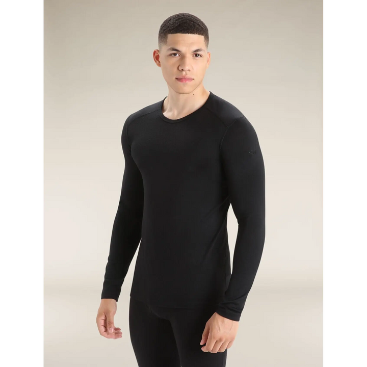 Icebreaker Merino 200 Oasis Long Sleeve Crewe Black XXL 