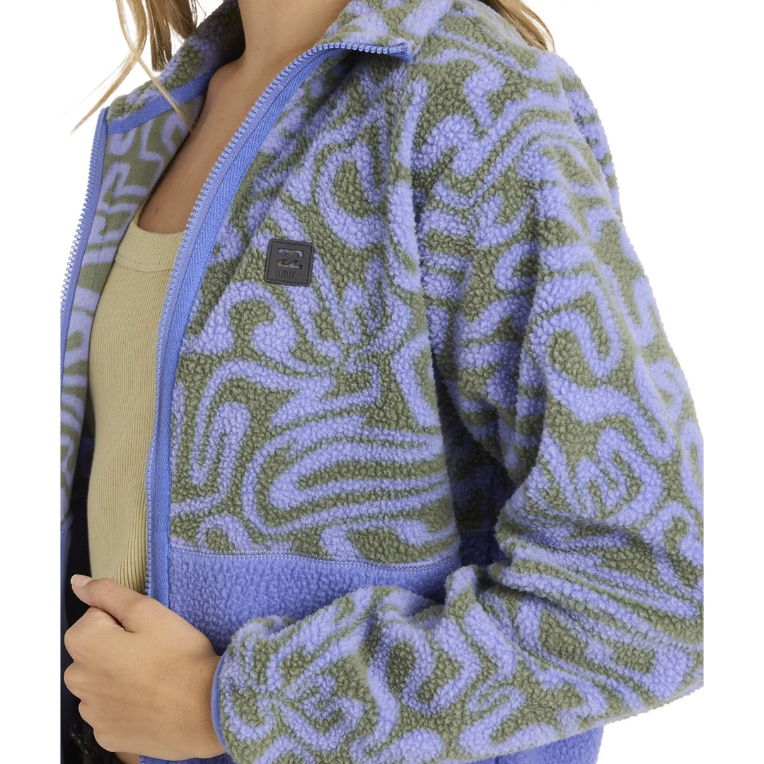 Billabong A / Div Rock Jetty Mock Neck Zip Sherpa Fleece