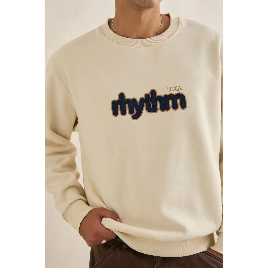 Rhythm Applique Fleece Crew