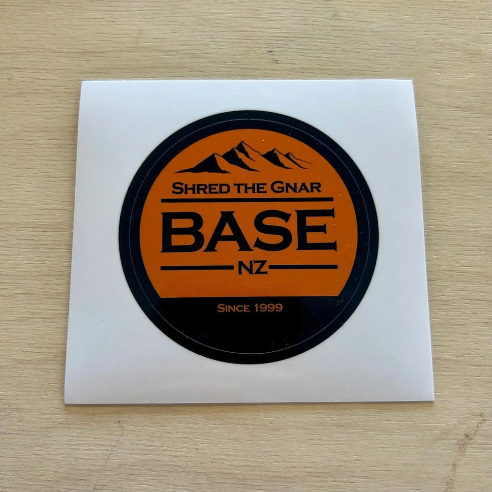 BaseNZ Shred The Gnar Sticker 