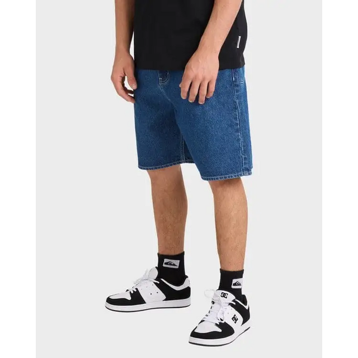Quiksilver Impaired Baggy Denim Shorts 
