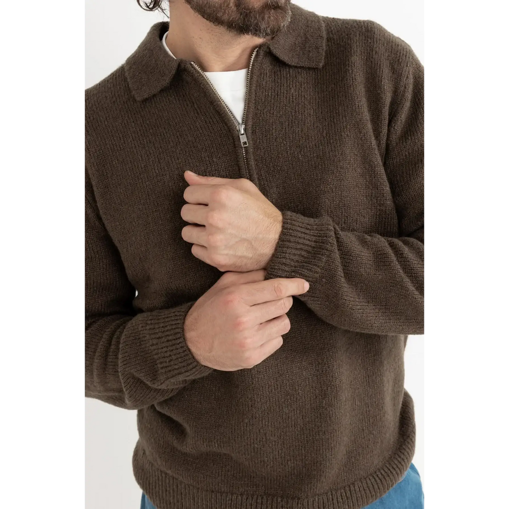 Rhythm Quarter Zip Knit