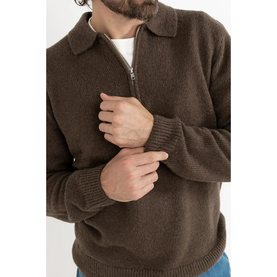 Rhythm Quarter Zip Knit