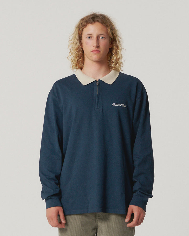 The Critical Slide Society Sun Cured Rugby 1/4 Zip