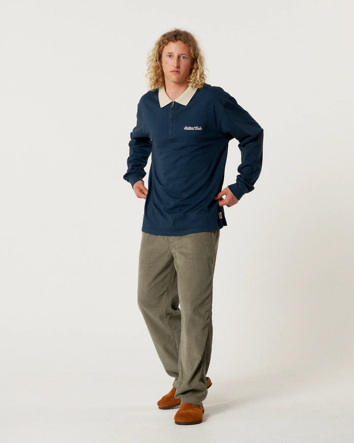 The Critical Slide Society Sun Cured Rugby 1/4 Zip