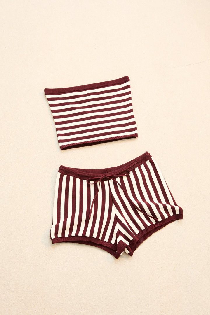 Rhythm Daybreak Stripe Bandeau Knit Top