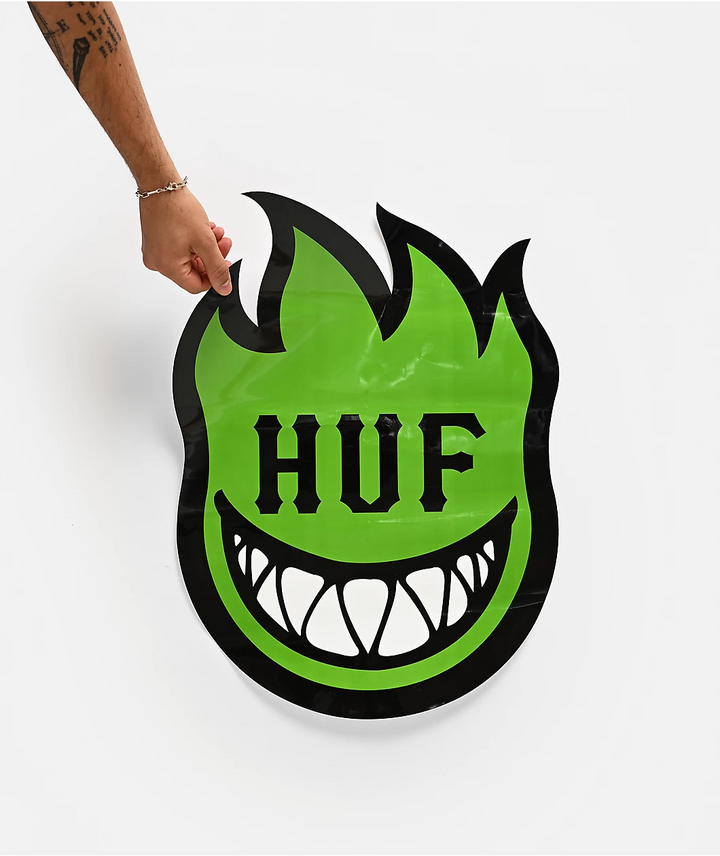 HUF x Spitfire XL Bighead Sticker - Green