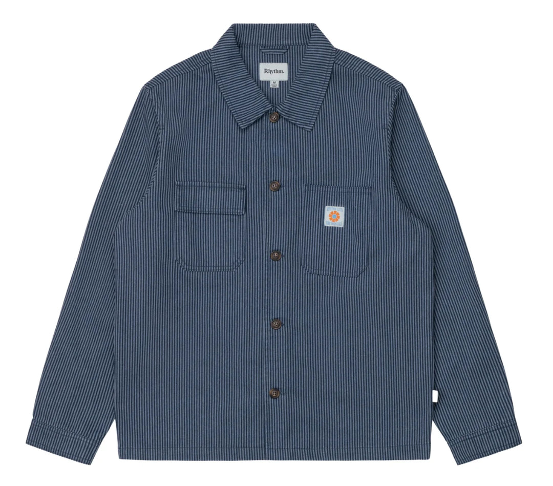 Rhythm Hickory Stripe Work Shirt