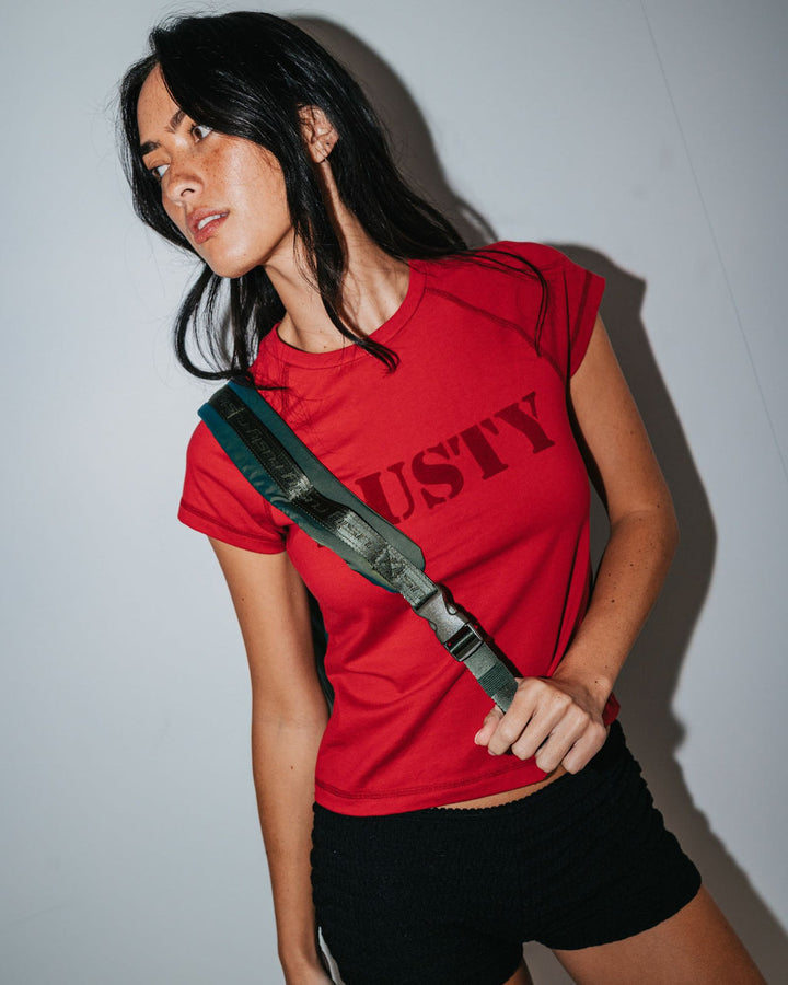 Rusty Free Fall Nylon Sling Backpack