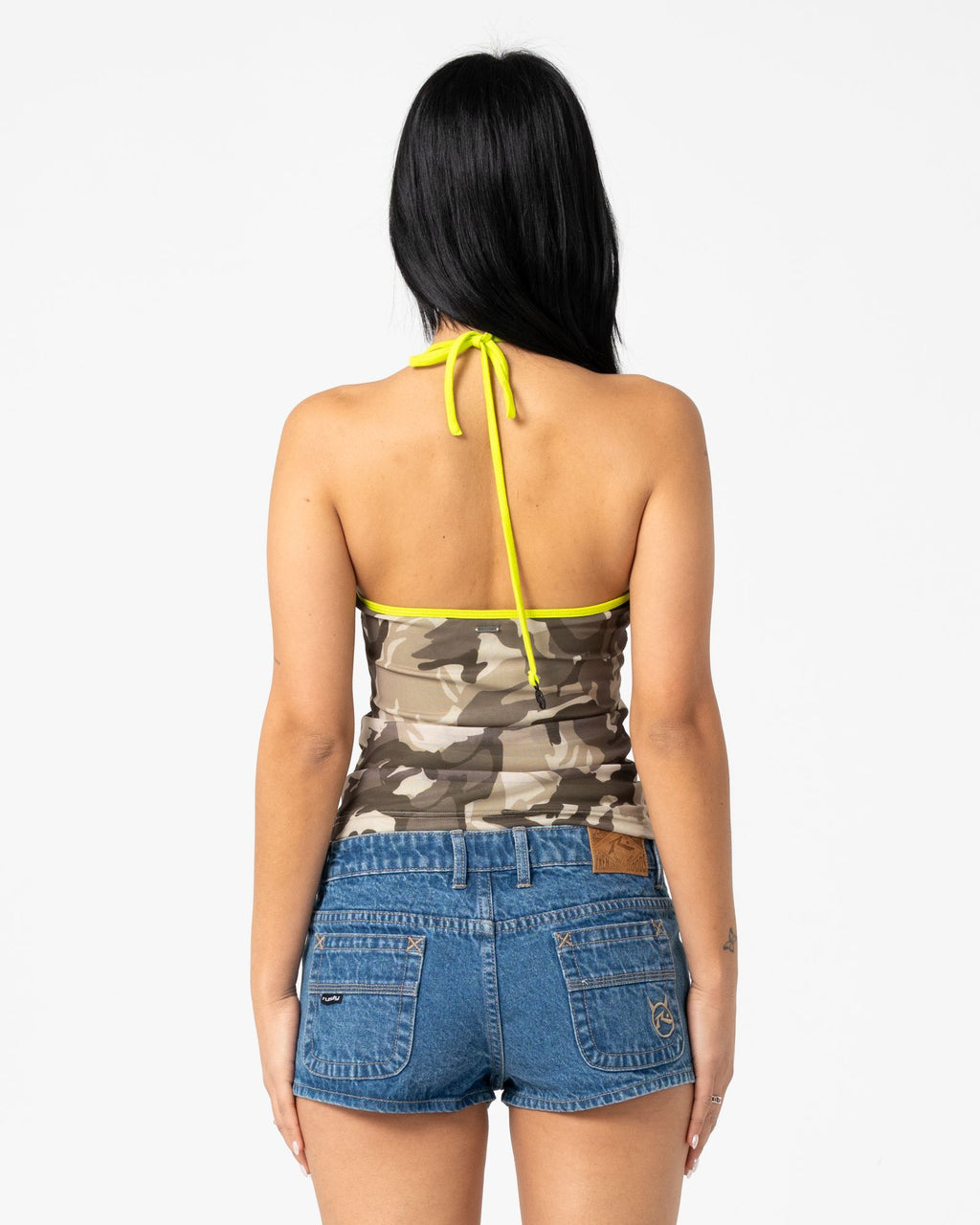 Rusty Camo Classics Halter Neck Top