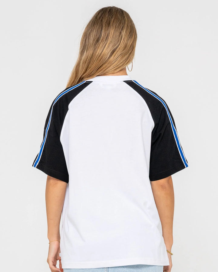 Rusty Crank Panelled Oversize T-Shirt