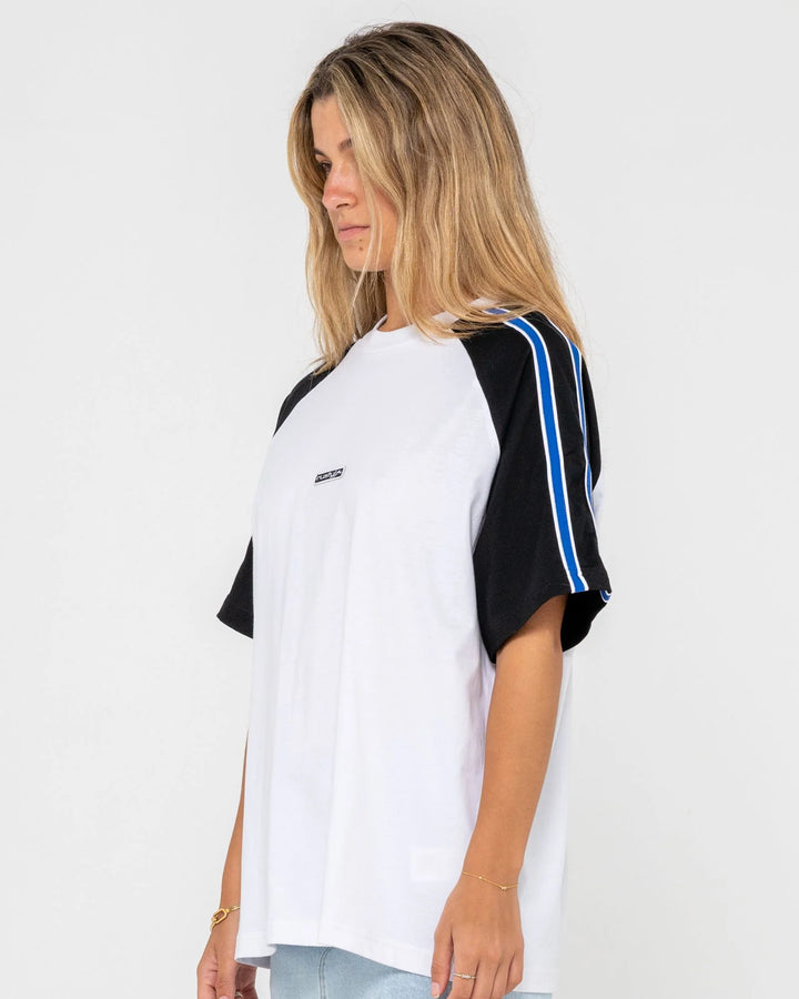 Rusty Crank Panelled Oversize T-Shirt