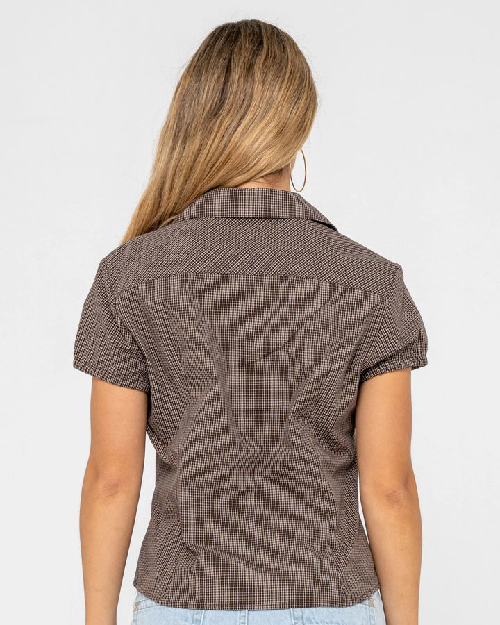 Rusty Missy May Check Shirt