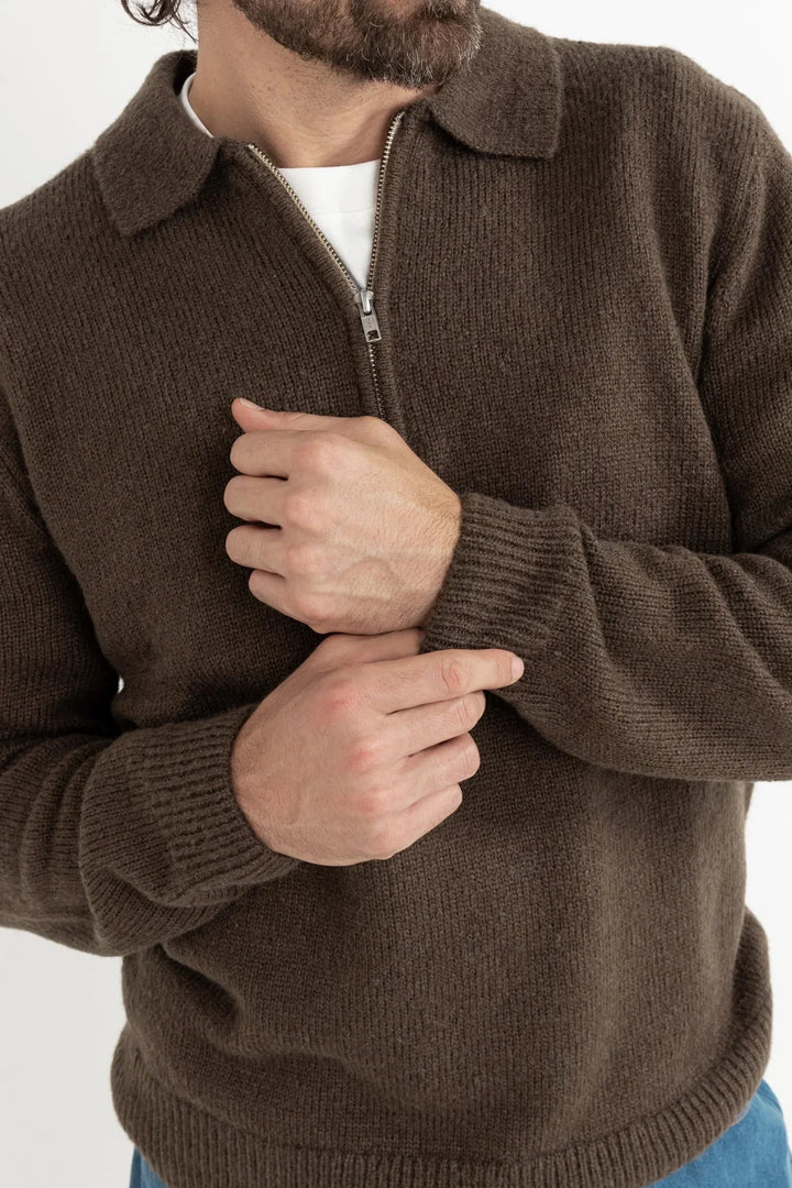 Rhythm Quarter Zip Knit