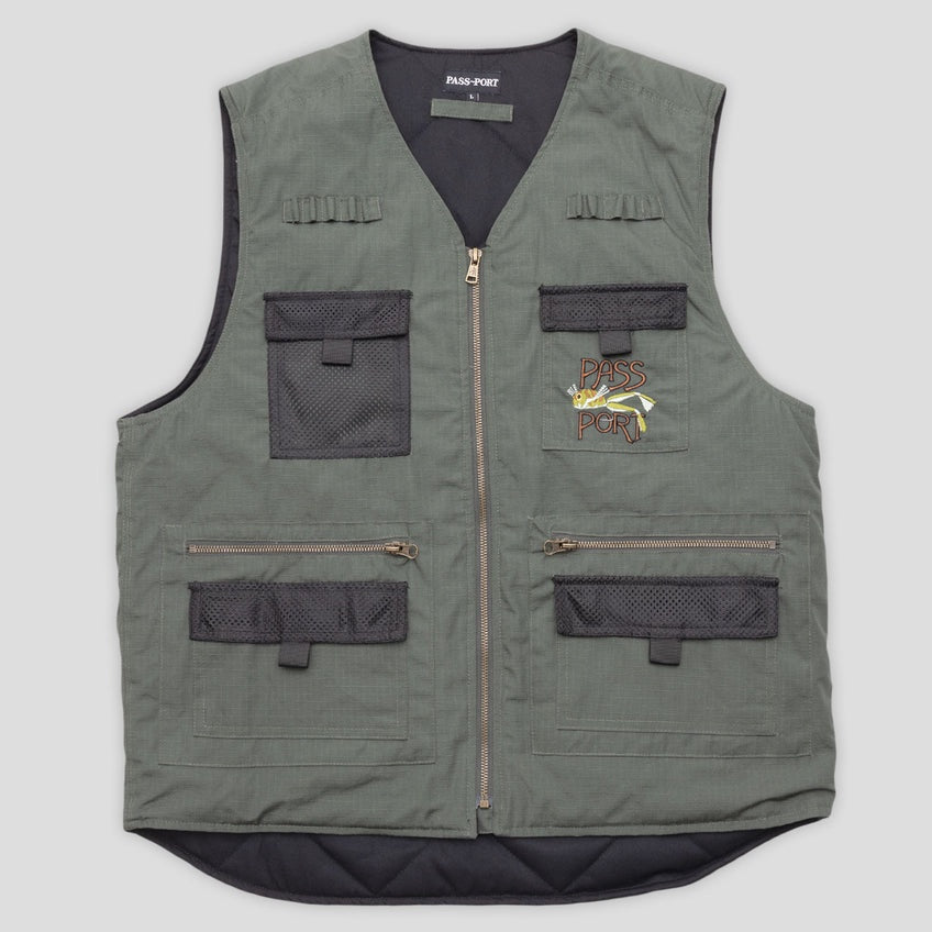 Passport Frog Lure Ripstop Fishing Vest