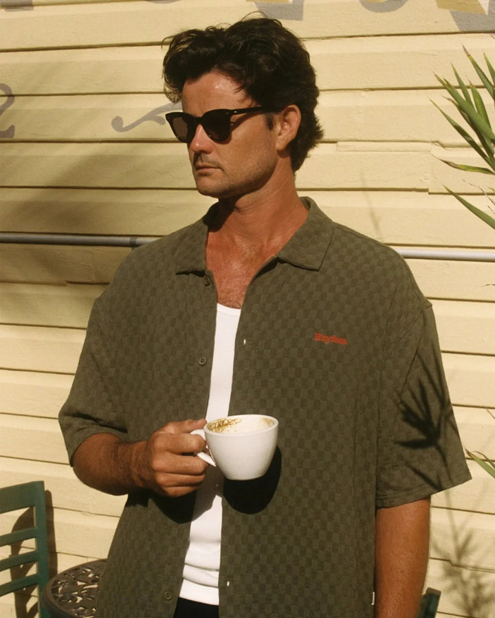 Rhythm Wash Check Relaxed Short Sleeve Shirt