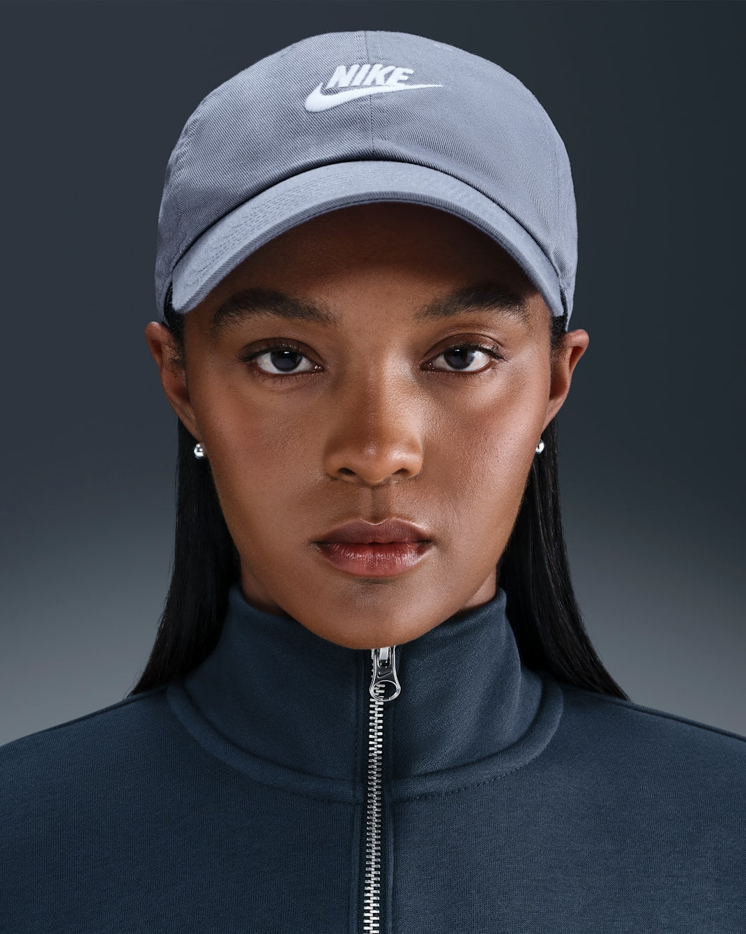 Nike Club Unstructured Futura Wash Cap - World Indigo / White