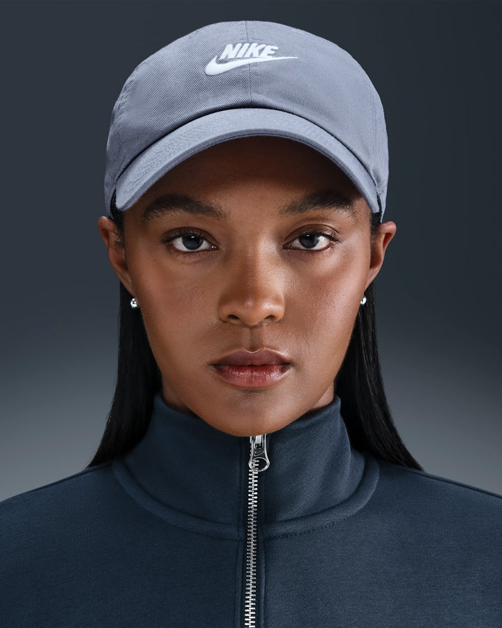 Nike Club Unstructured Futura Wash Cap - World Indigo / White