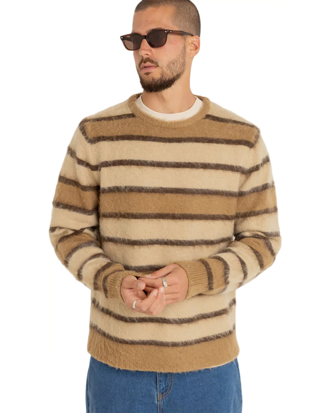 Rhythm Mohair Striped Knit