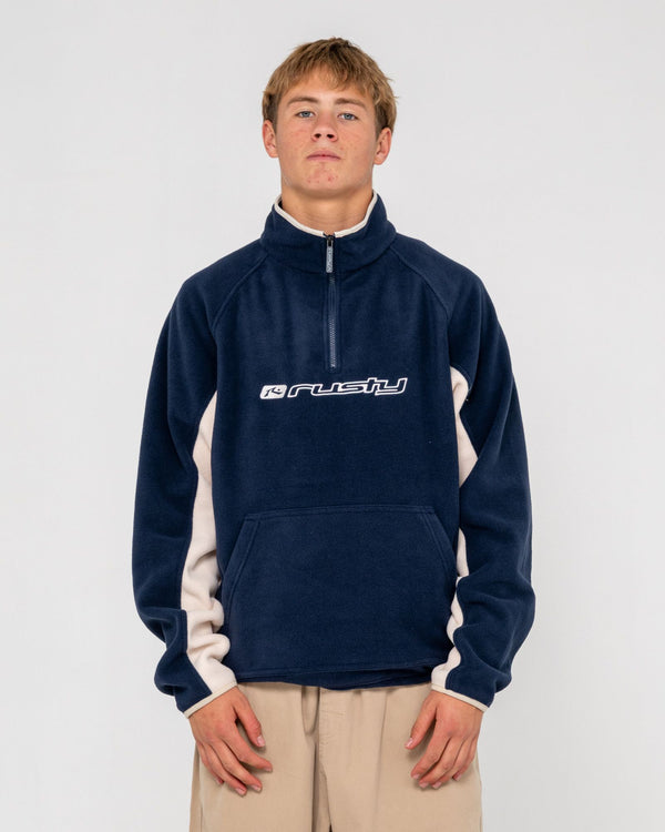 Rusty Blizzard Quarter Zip Polar Fleece