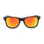 A Lost Cause Brushed Sunglasses Black / Orange Mirror 