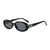 A Lost Cause Cobain Sunglasses Black / Smoke Lens 