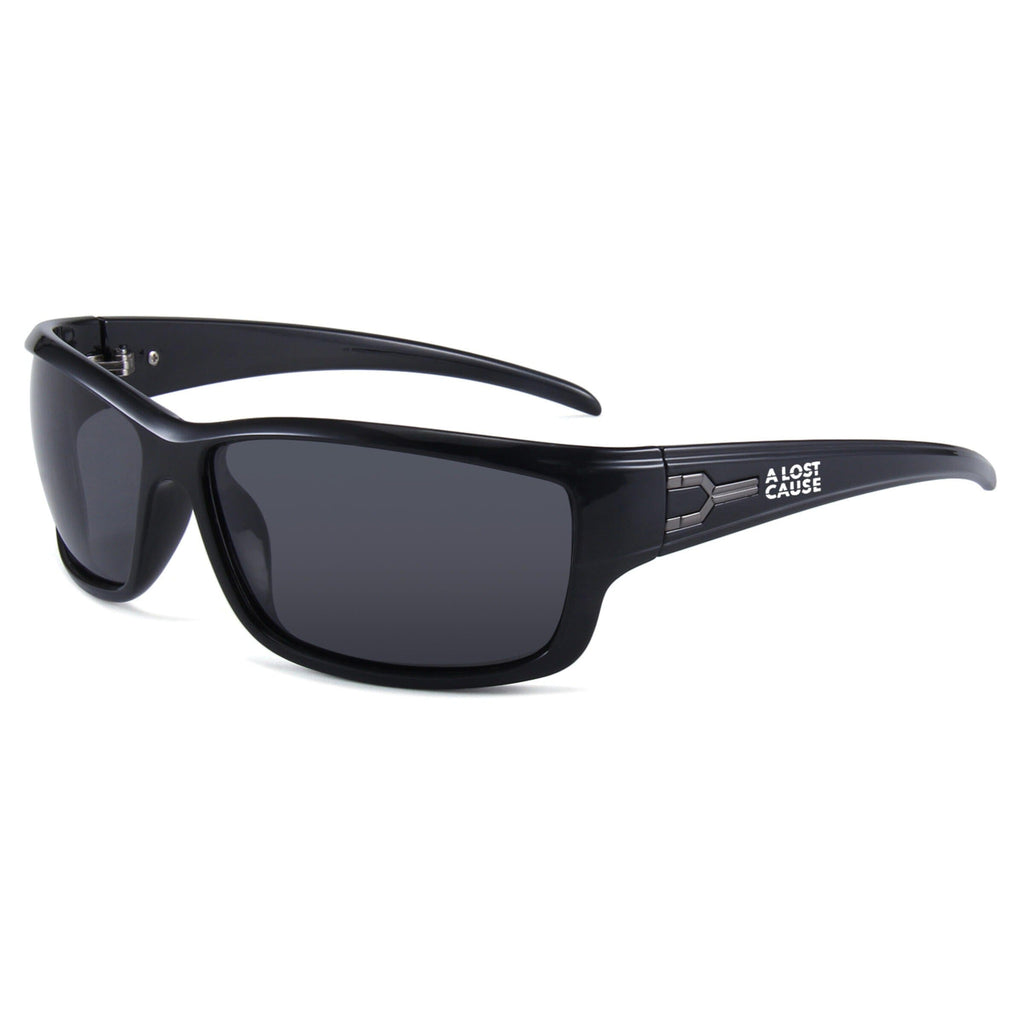 A Lost Cause Duel Sunglasses Black / Smoke Lens 