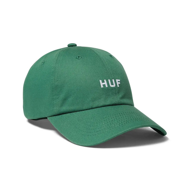 HUF Set OG Curved Visor 6 Panel Hat Basil 