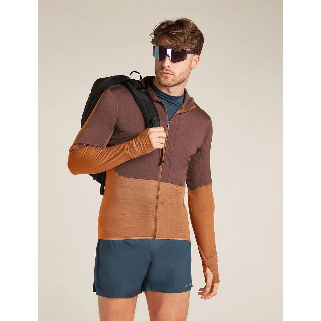 Icebreaker Merino Blend 200 Realfleece Descender Long Sleeve Zip Hoodie 