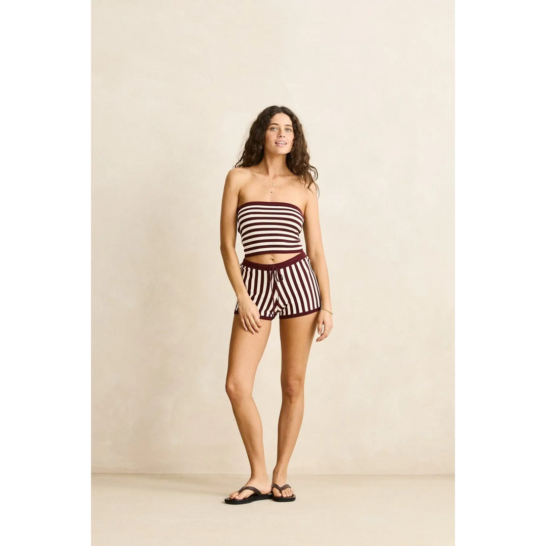 Rhythm Daybreak Stripe Bandeau Knit Top 